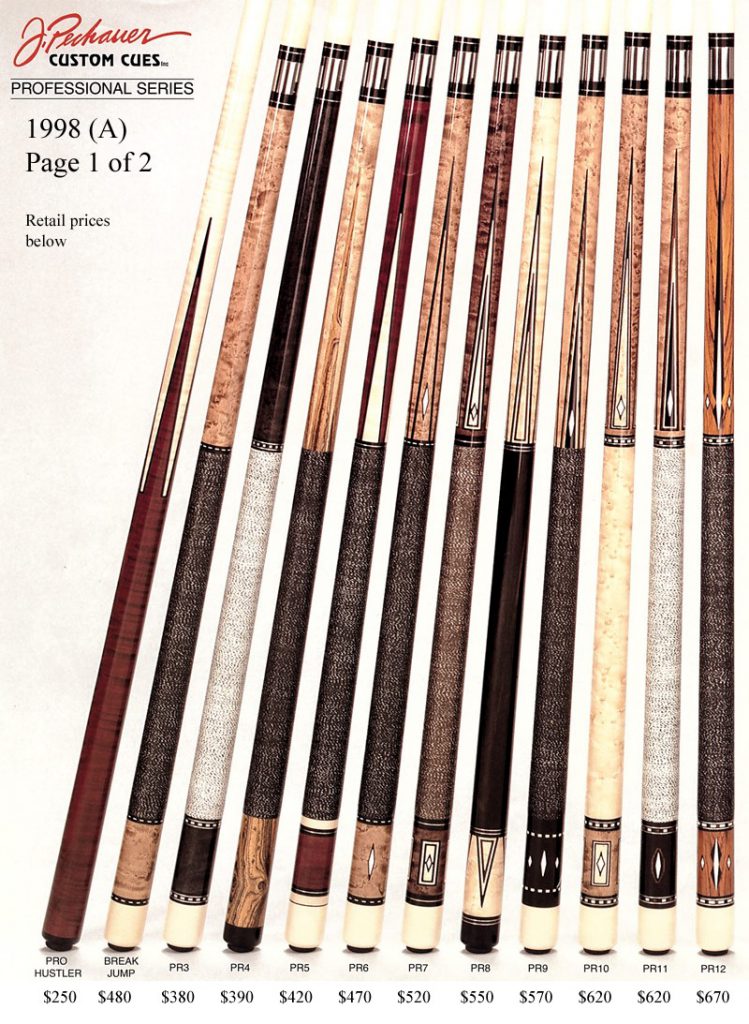 Retired Cues - Pechauer Custom Cues