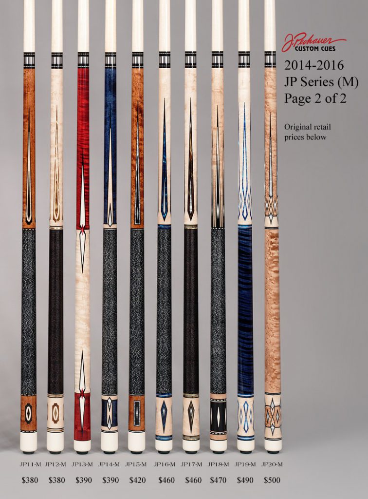 Retired Cues - Pechauer Custom Cues