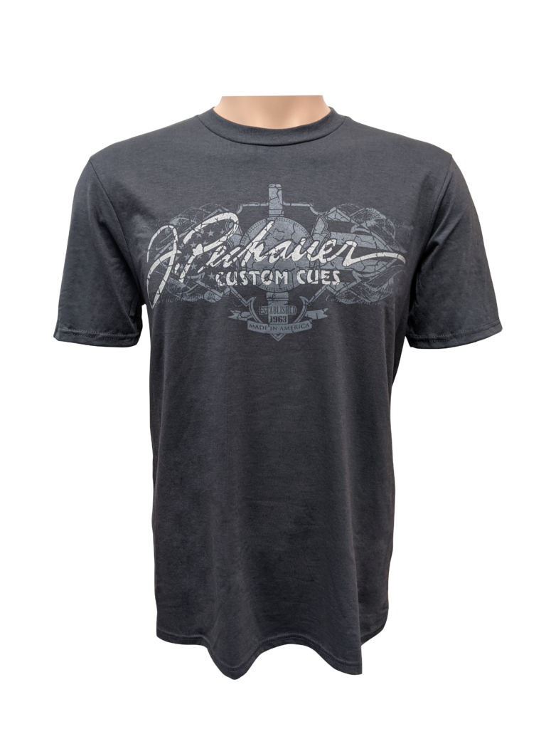 Charcoal District T-Shirt - Pechauer Custom Cues