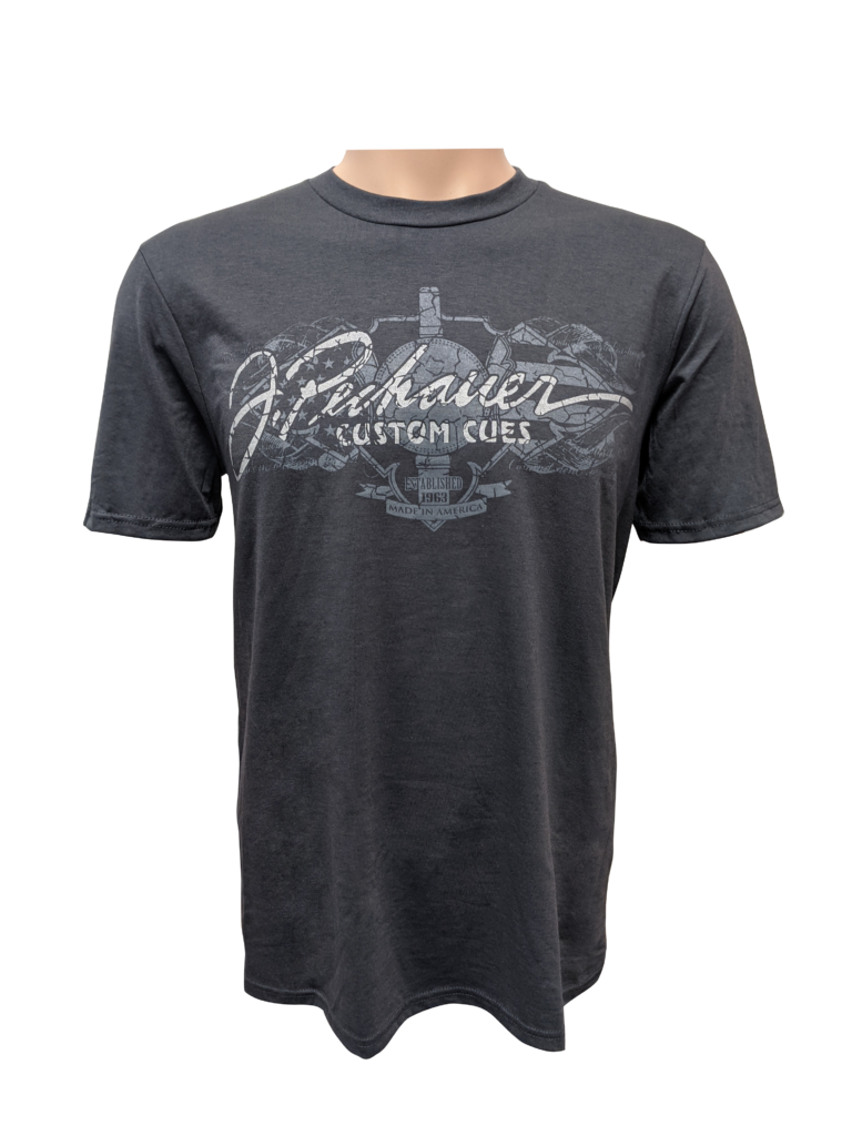 Charcoal District T-Shirt - Pechauer Custom Cues