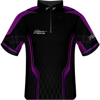 black and purple jersey