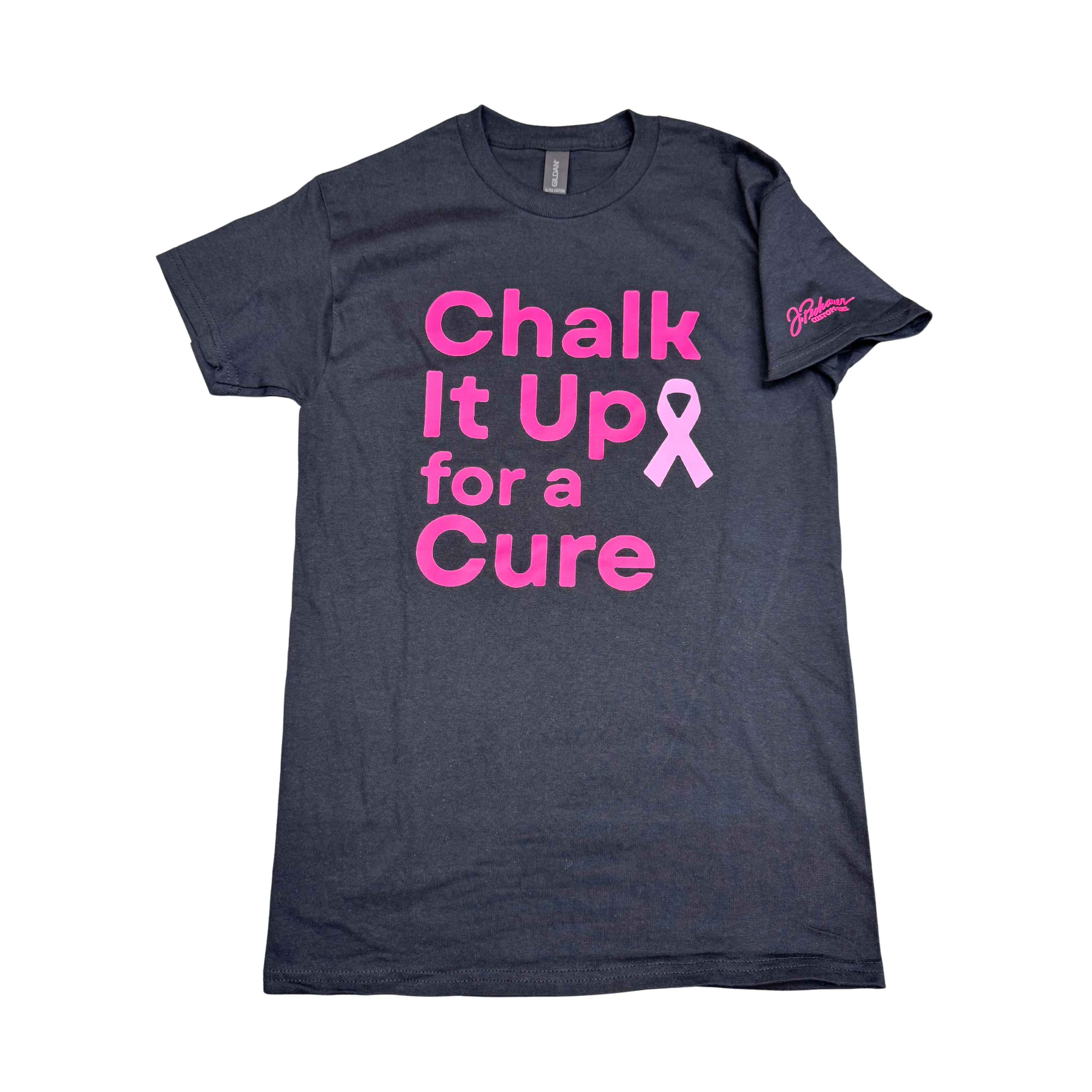 "Chalk It Up For A Cure" T-Shirt (Black)