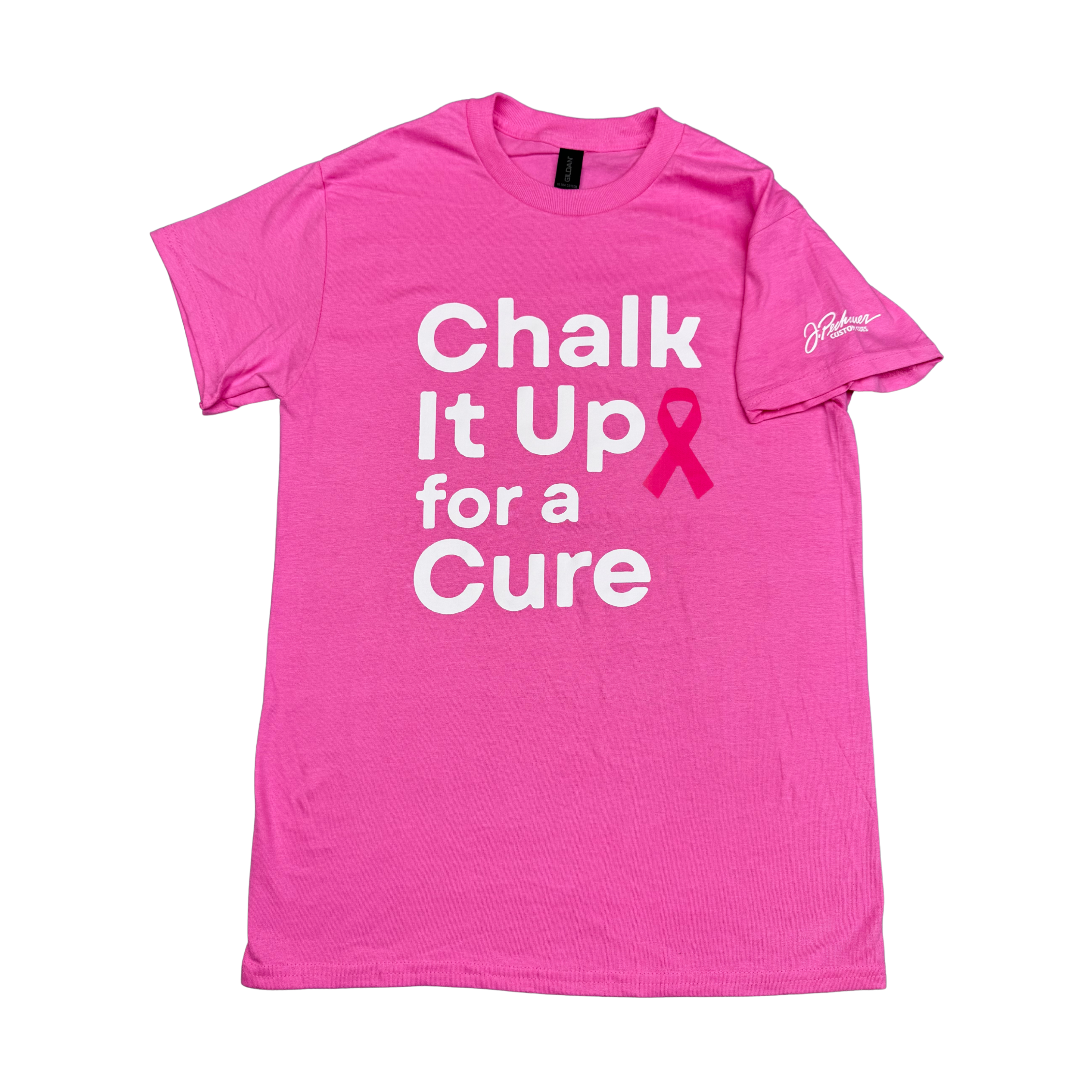 "Chalk It Up For A Cure" T-Shirt (Pink)